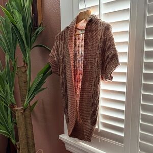 Maurices Brown Open-Front Cardigan